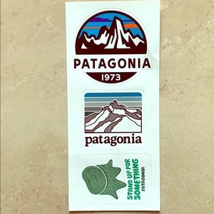 3 Patagonia Stickers